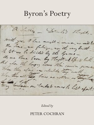 cover image of Byron's Poetry
